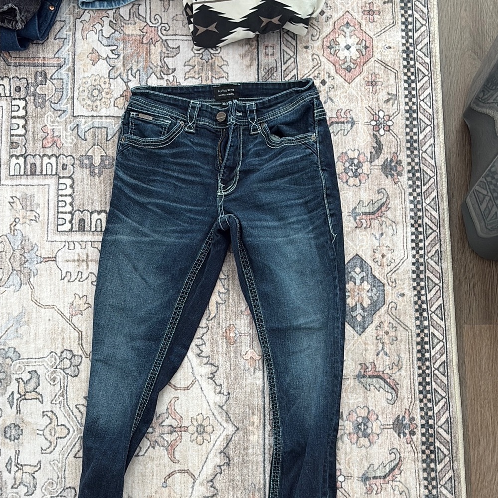 Dark Blue Denim Jeans